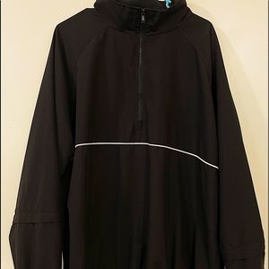 Mens XL Black Windbreaker
